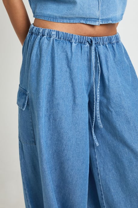 Chambray Balloon Trouser - Image 4