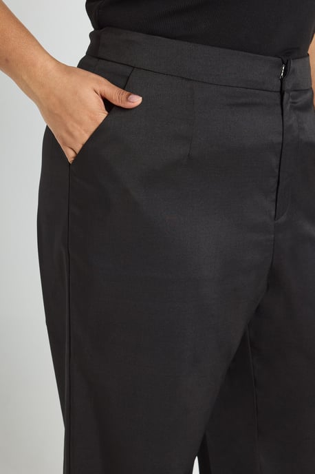Plus Marl Mid Rise Tailored Trouser - Image 4