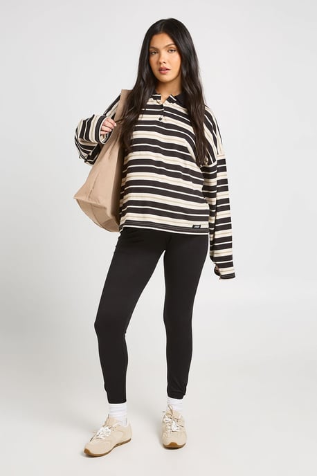 Maternity 2 Pack Over The Bump Leggings - Image 1