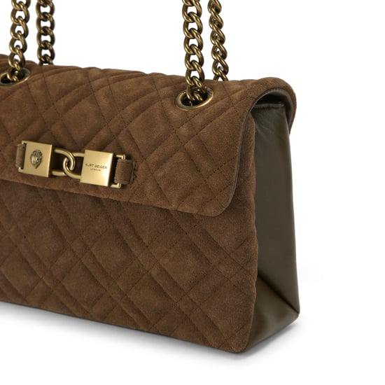 Kurt Geiger London Suede Regular Kingsley Bag - Image 4