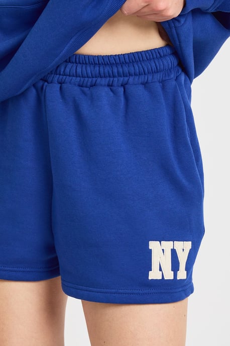 Petite NY Applique Hooded Short Tracksuit - Image 4