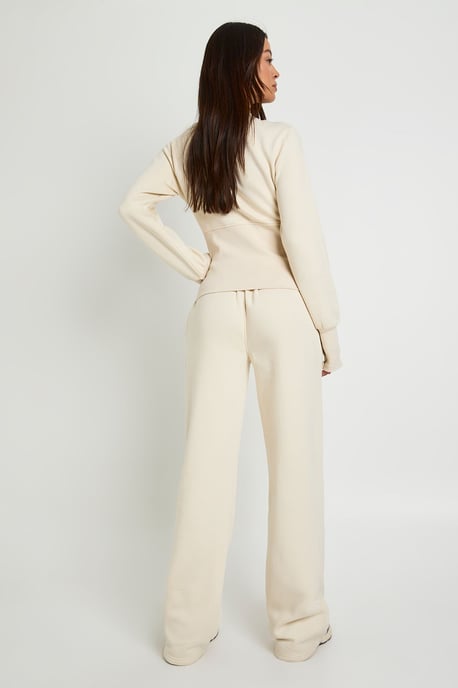 Tall Deep Hem Popper Bomber Sweatshirt Tracksuit - Image 2