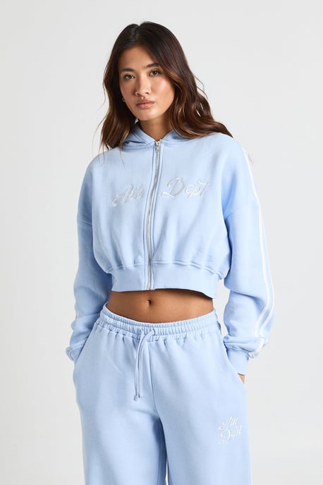 Ath Dept Side Stripe Zip Through Hooded Tracksuit - Image 3