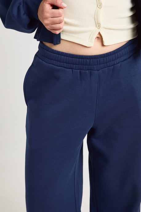 Petite Cinched Waist Zip Through Cropped Hoodie Tracksuit - Image 4