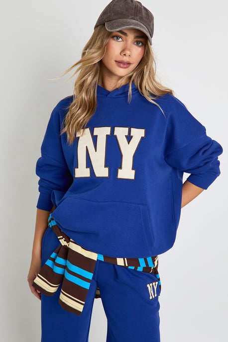 NY Applique Hoodie Tracksuit - Image 4