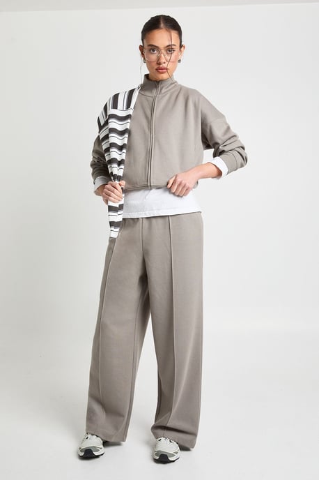Zip Through Funnel Neck Interlock Tracksuit - Image 3