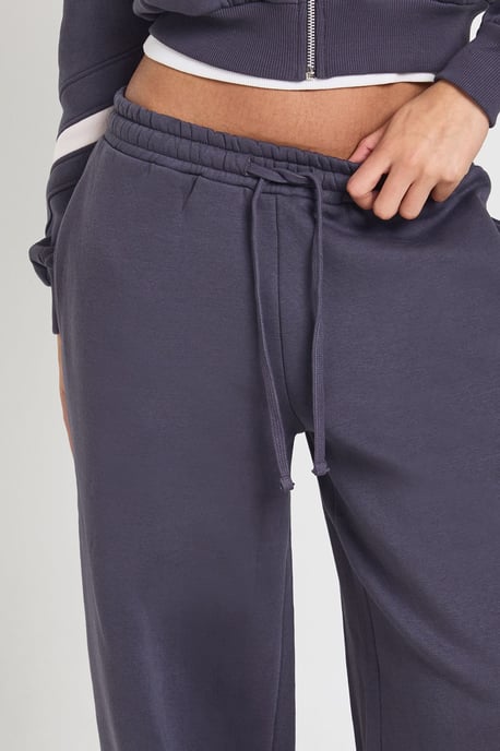 Funnel Neck Contrast Panel Sweatshirt Tracksuit - Image 4