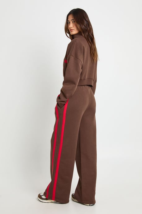Contrast Striped Funnel Neck Tracksuit - Image 2