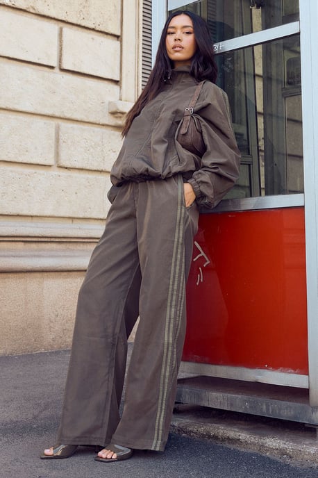 Nylon Side Stripe Tracksuit - Image 2
