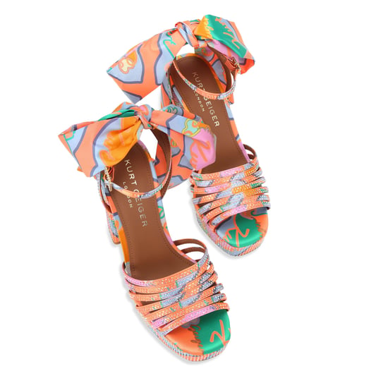 Kurt Geiger London Pierra Ankle Tie Platform Sandals - Image 2