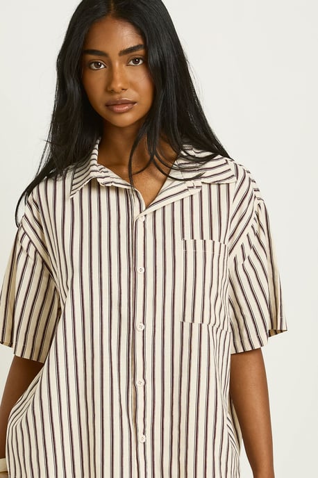 Stripe Oversized Shirt - Image 4