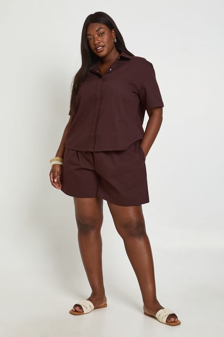 Chambray Button Through Shirt - Image 4