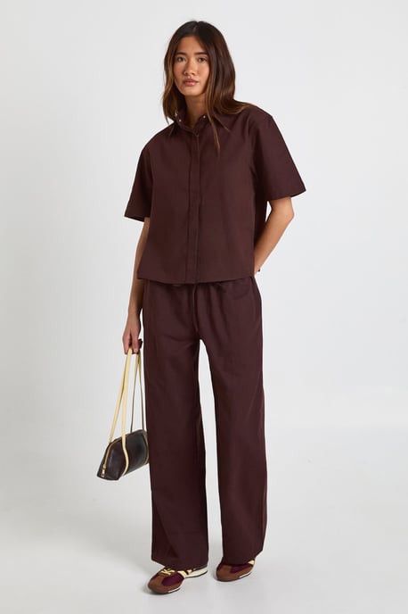 Chambray Button Through Shirt - Image 3