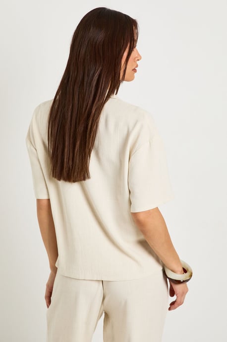 Tall Premium Linen Short Sleeve Shirt - Image 2