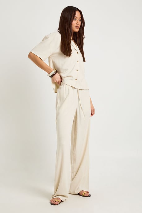 Tall Premium Linen Short Sleeve Shirt - Image 3