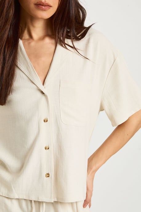 Tall Premium Linen Short Sleeve Shirt - Image 4
