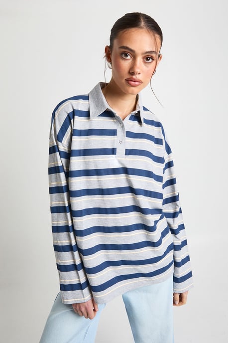 Stripe Rugby Top - Image 3