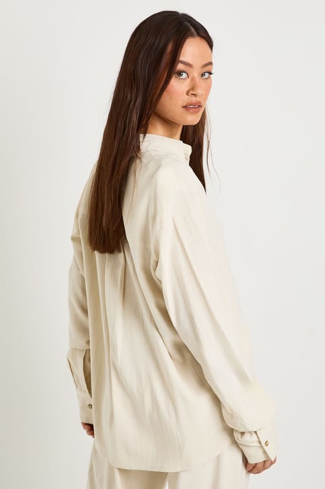 Tall Premium Linen Oversized Shirt - Image 2