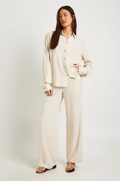 Tall Premium Linen Oversized Shirt - Image 3