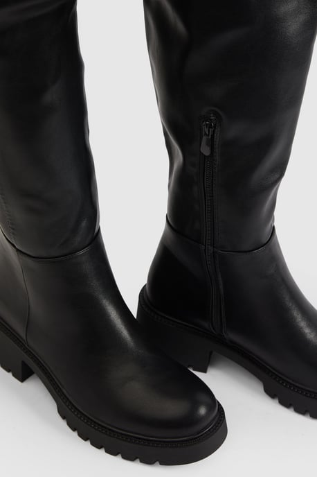 Chunky Over The Knee Boots - Image 5
