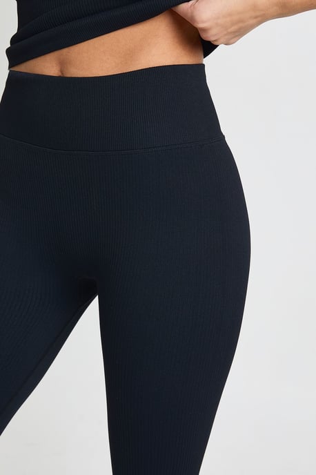 Contour Ribbed Seamless Leggings - Image 4