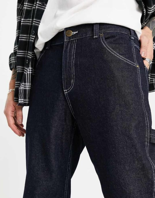 Dickies Garyville relaxed straight fit jeans in washed indigo - Image 2