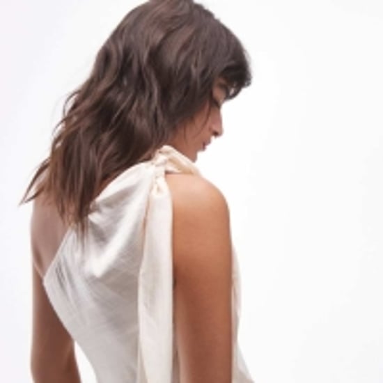 Topshop knot one shoulder top in ivory - Image 2
