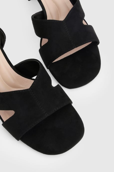 Wide Fit Cut Out Low Block Heels - Image 5