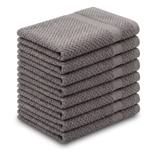 DoubleDry Popcorn weave gastendoekjes 30x50 cm set van 8 100% katoen 450 - Image 1