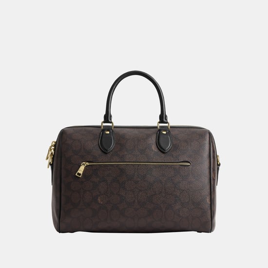 Rowan Large Satchel Bag In Signature Canvas - Image 2