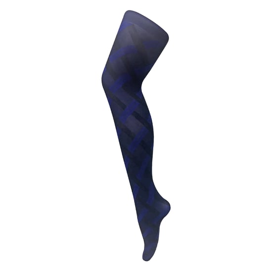 1 Pack Ladies Coloured 80 Denier Opaque Patterned Soft Tights - Image 1