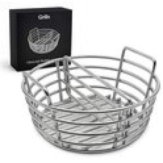 GrillX Kolenmand 13 inch met uitneembare divider rvs kamado accessoires - - Image 3
