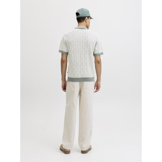 Jack & Jones Jprblublake structure knit split neck ss dessin - Image 4