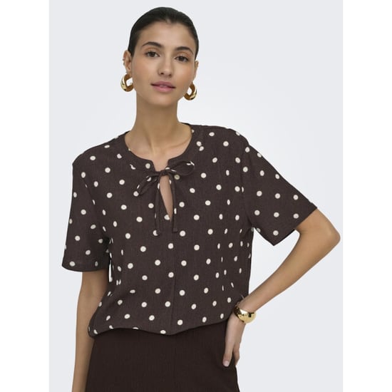 Jacqueline de Yong Jdydebbie ss v neck top jrs dia dessin - Image 6