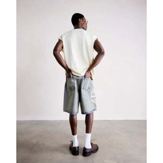 Saint Blanc Washed denim short - Image 4