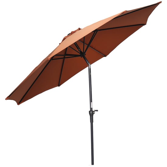 Garden Impressions Lotus parasolset Ø300 cm koper met voet en hoes - Image 4