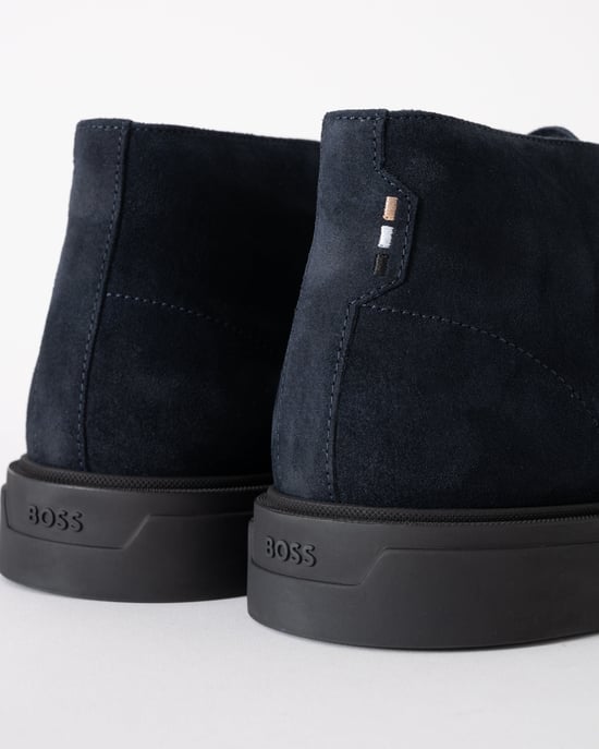 Calev Calev_Desb_sdfb Desert Boots in Dark Grey Shoes - Image 4
