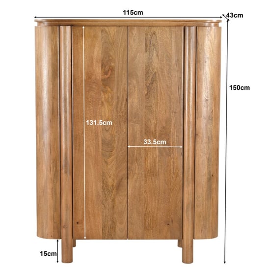 Livingfurn kabinetkast salano 150 cm - - Image 5