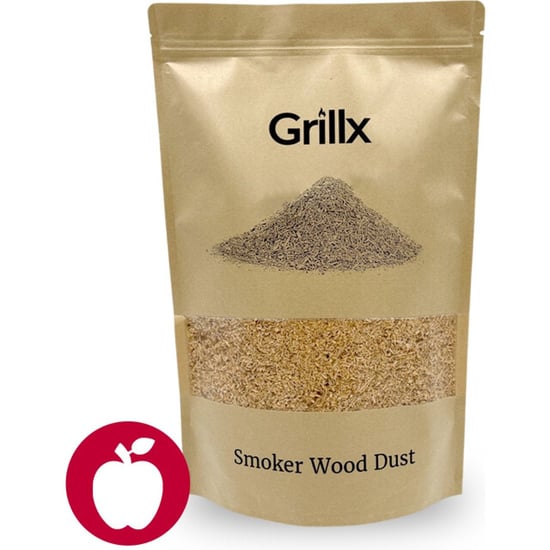 GrillX Rookmot appel 3 liter genoeg voor 7x koud roken cold smoke - Image 1