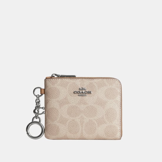 Small Corner Zip Wallet In Signature Canvas - Image 1