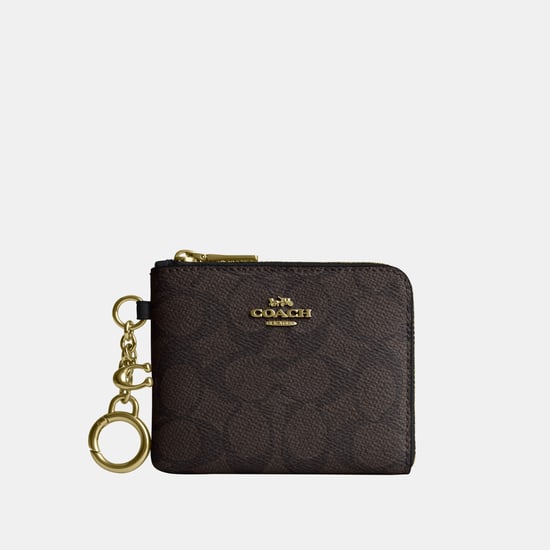 Small Corner Zip Wallet In Signature Canvas - Image 1