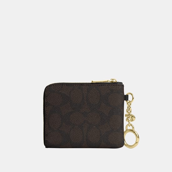 Small Corner Zip Wallet In Signature Canvas - Image 2