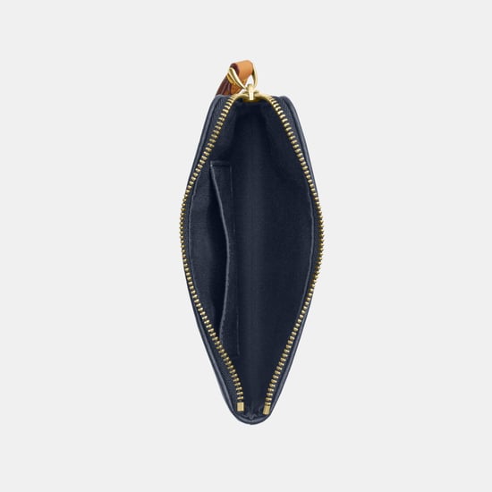Corner Zip Wristlet In Signature Denim - Image 2