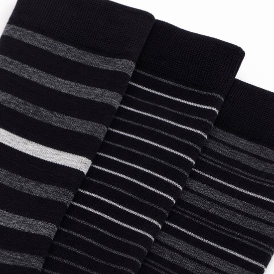 3 Pack Mens Striped Bamboo Dress Socks Soft Breathable Socks - Image 5