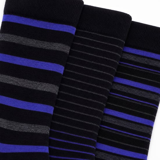 3 Pack Mens Striped Bamboo Dress Socks Soft Breathable Socks - Image 5