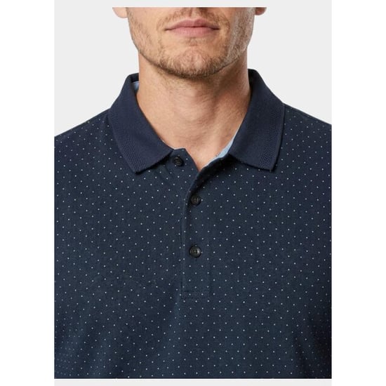 Bos Bright Blue Polo heren 4001r-2/navy - Image 2