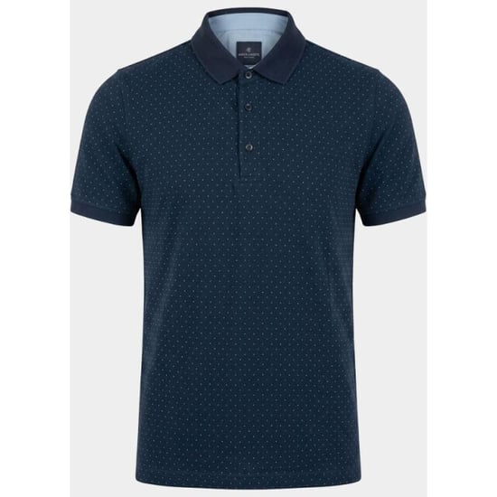 Bos Bright Blue Polo heren 4001r-2/navy - Image 4