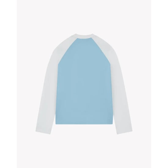 Saint Blanc Blend logo raglan longsleeve blue - Image 4