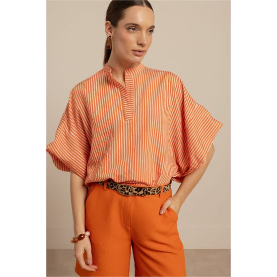 Studio Anneloes Laureen stripe poplin blouse dessin - Image 5