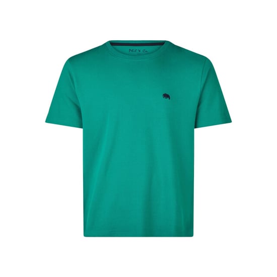 Phil & Co Heren shortama korte pyjama set groen/donkerblauw gestreept - Image 3